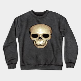 Floating Antique Human Skull Crewneck Sweatshirt